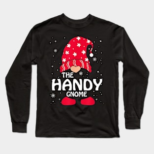 Handy Gnome Matching Family Group Christmas Party Pajama Long Sleeve T-Shirt